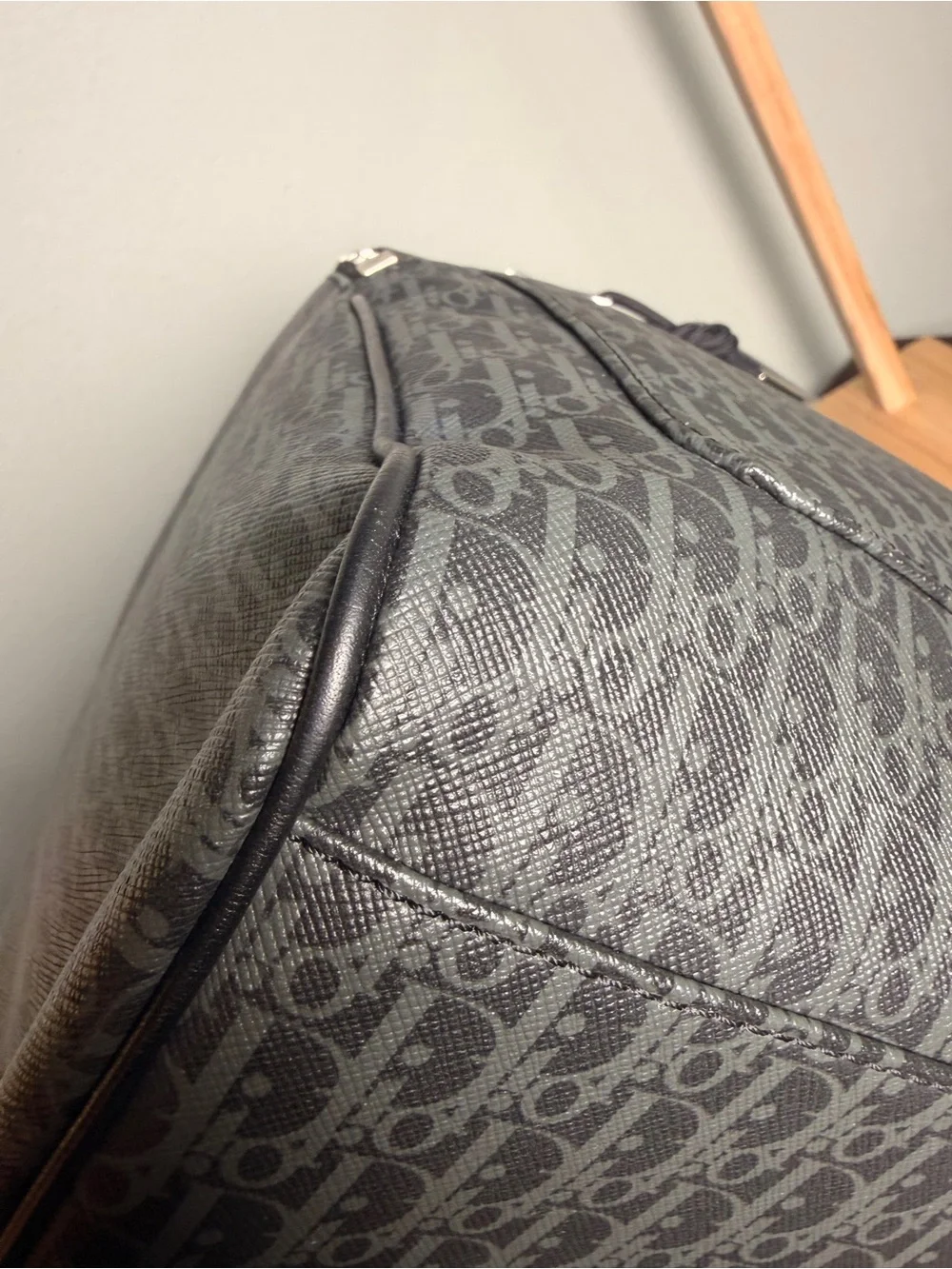 Christian Dior Homme Oblique Backpack – Black/Grey
